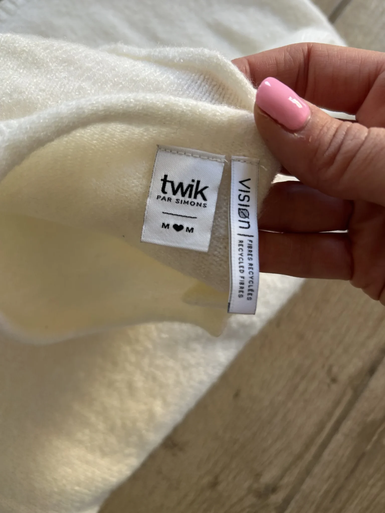 Image for Cream-coloured cardigan