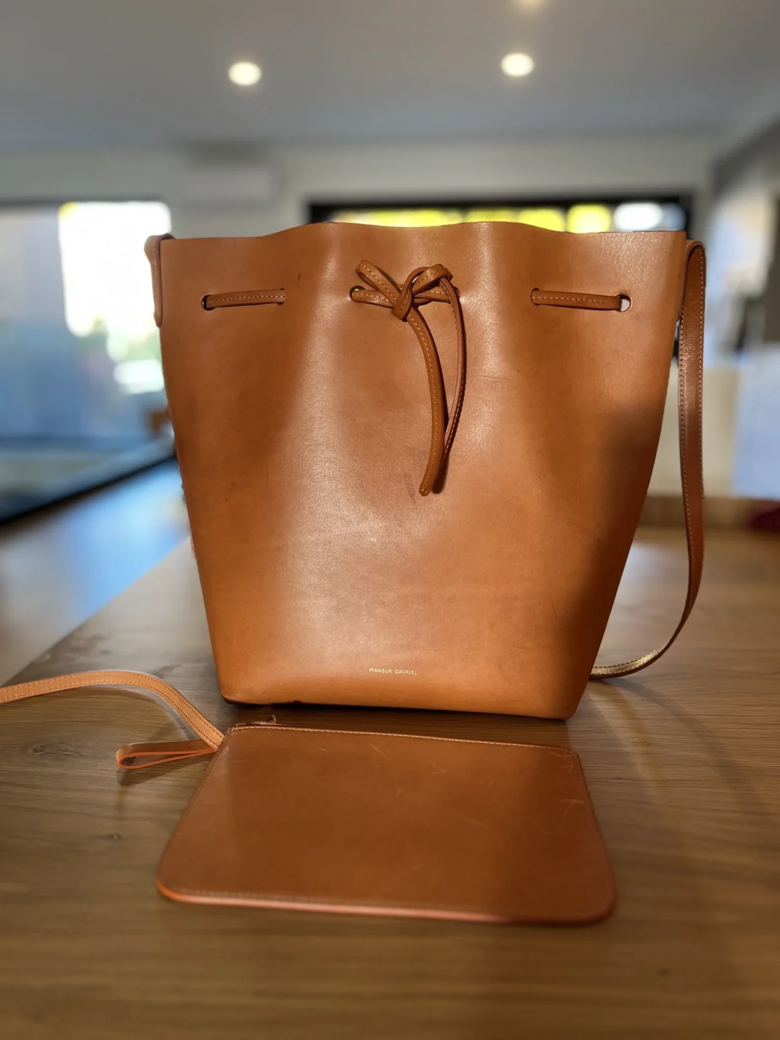 Featured image for Cabas Mansur Gavriel bucket bag