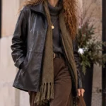 Featured thumbnail for Manteau Danier en cuir italien noir, taille M