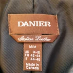 Thumbnail for Manteau Danier en cuir italien noir, taille M