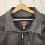 Thumbnail for Manteau Danier en cuir italien noir, taille M