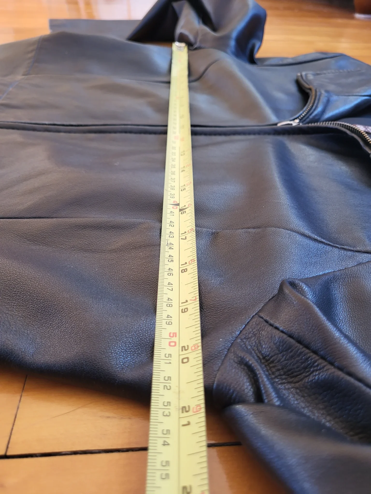 Image for Manteau Danier en cuir italien noir, taille M