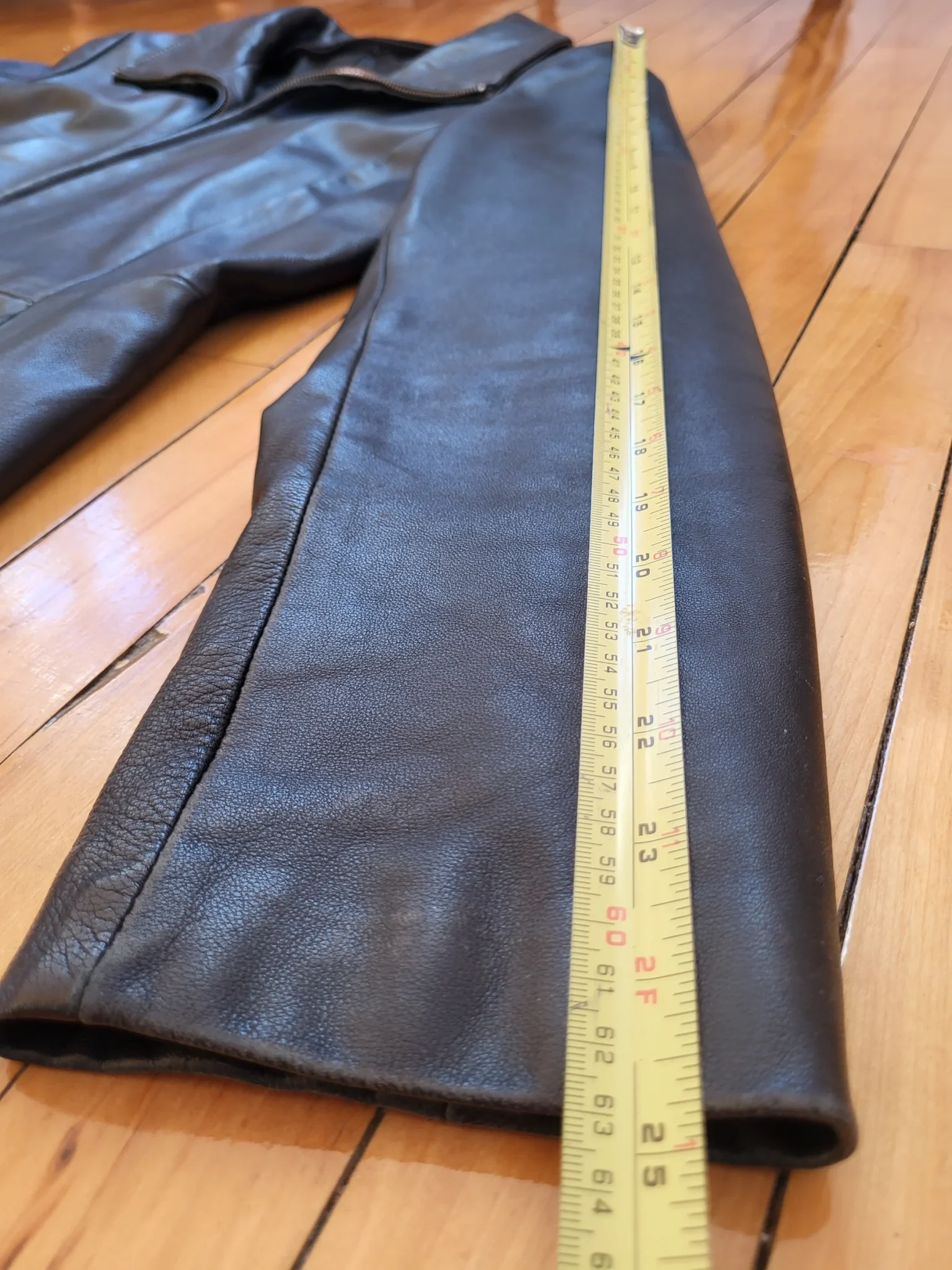 Image for Manteau Danier en cuir italien noir, taille M