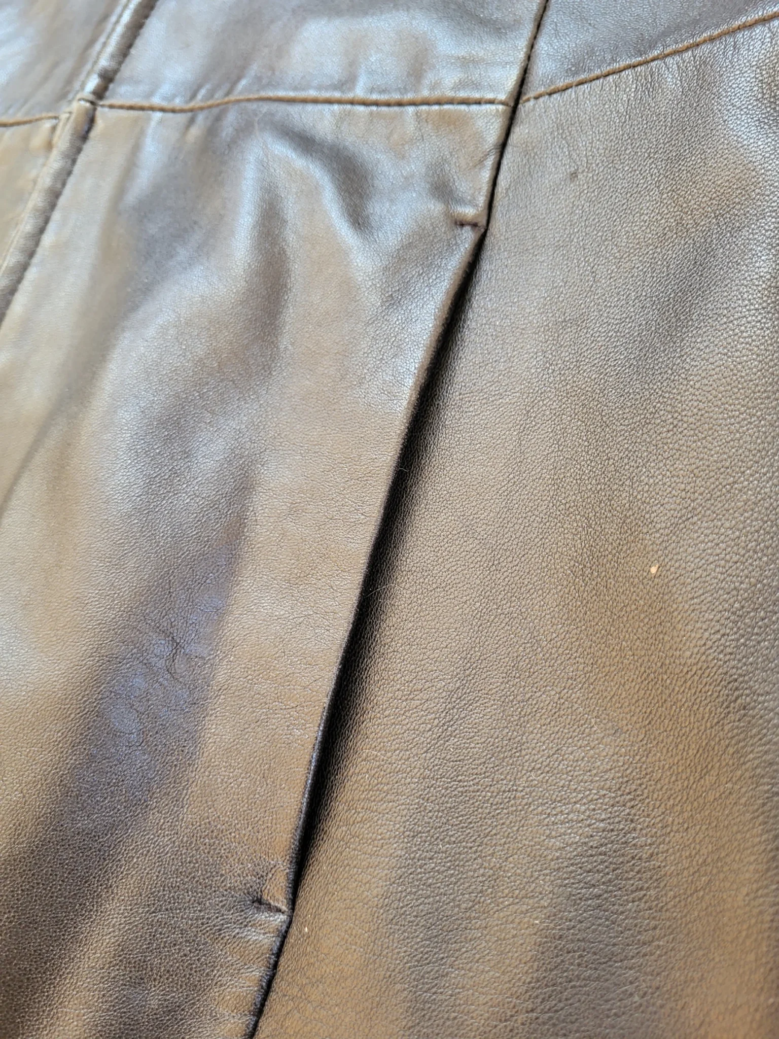 Image for Manteau Danier en cuir italien noir, taille M