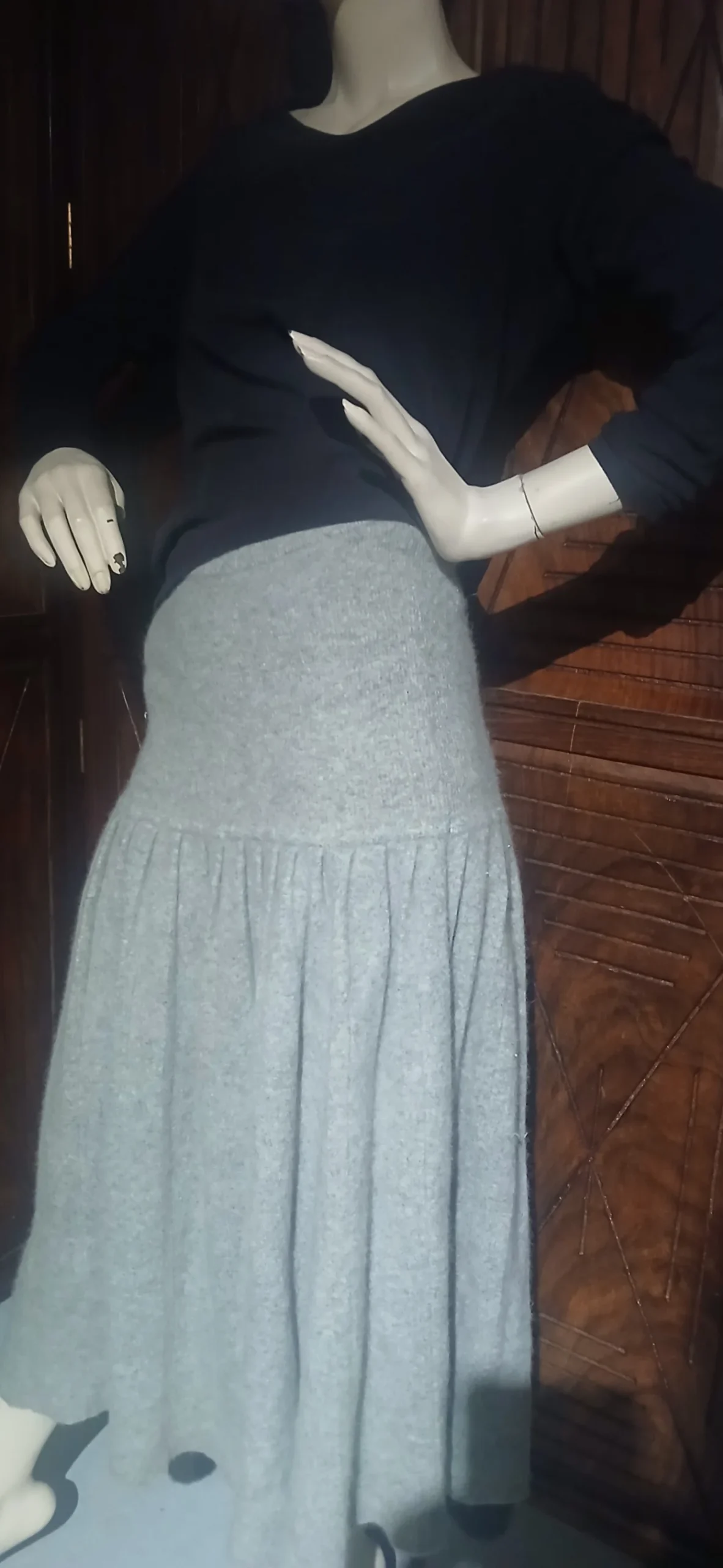 Jupe vintage en laine *Autre seconde main