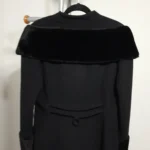 Thumbnail for Long vintage French coat (wool and cashmere)