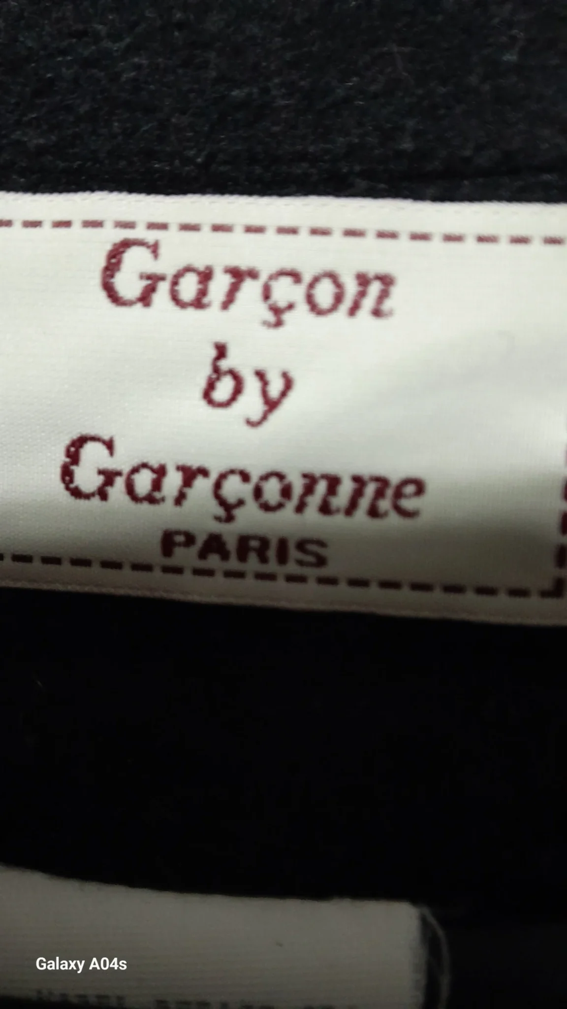 Image for Long vintage French coat (wool and cashmere)