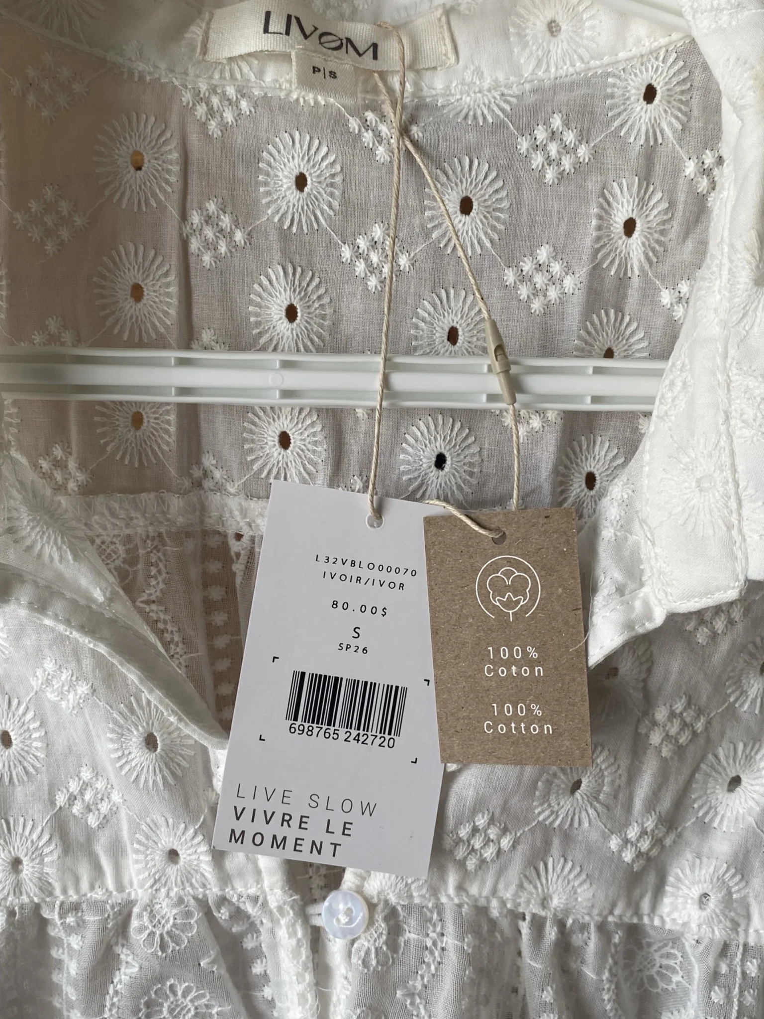 Image for Blouse neuve de marque québécoise Livom