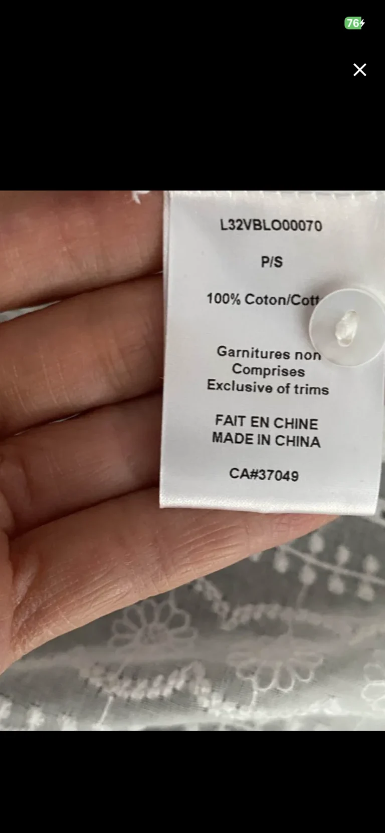 Image for Blouse neuve de marque québécoise Livom