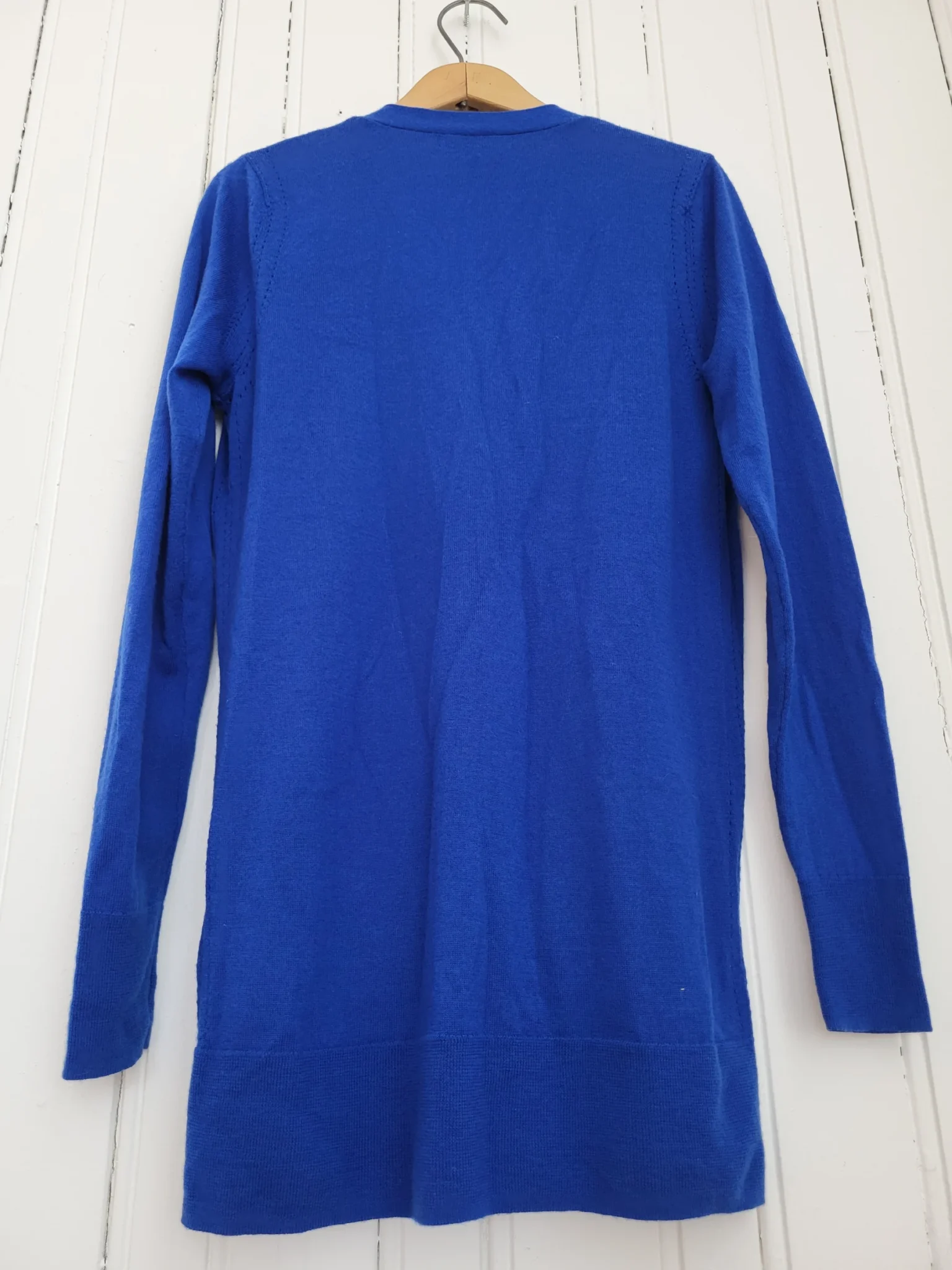 Image for Veste 100% laine mérino bleu royal | Taille XS
