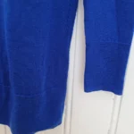 Thumbnail for Veste 100% laine mérino bleu royal | Taille XS
