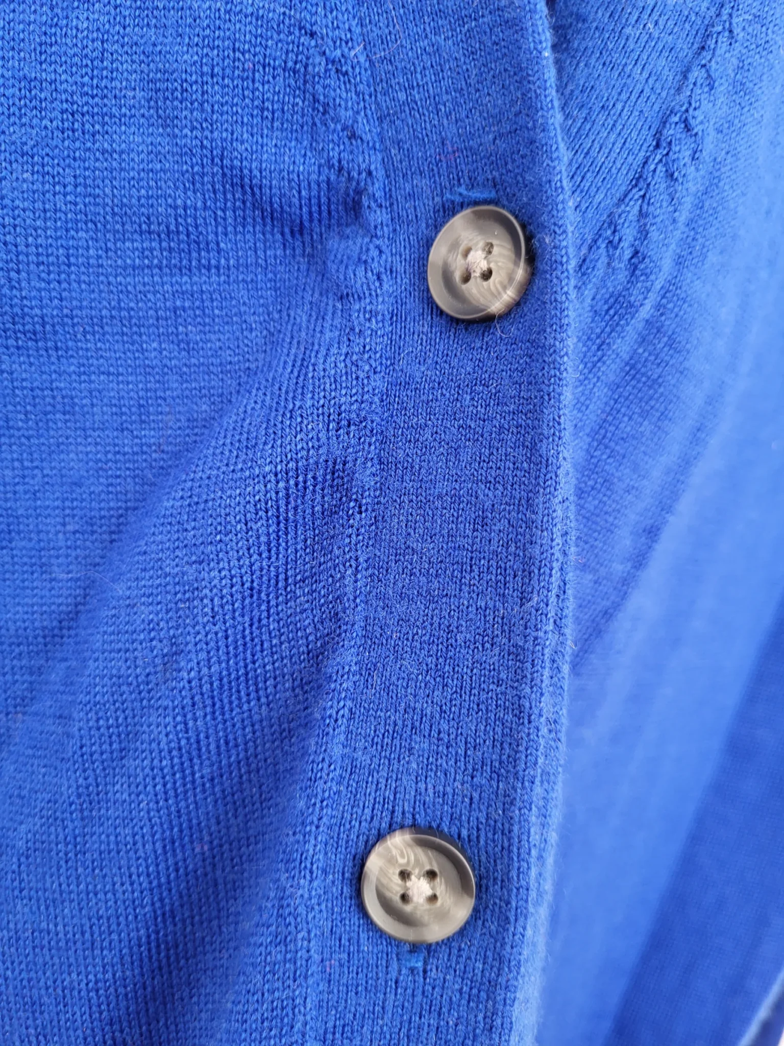 Image for Veste 100% laine mérino bleu royal | Taille XS