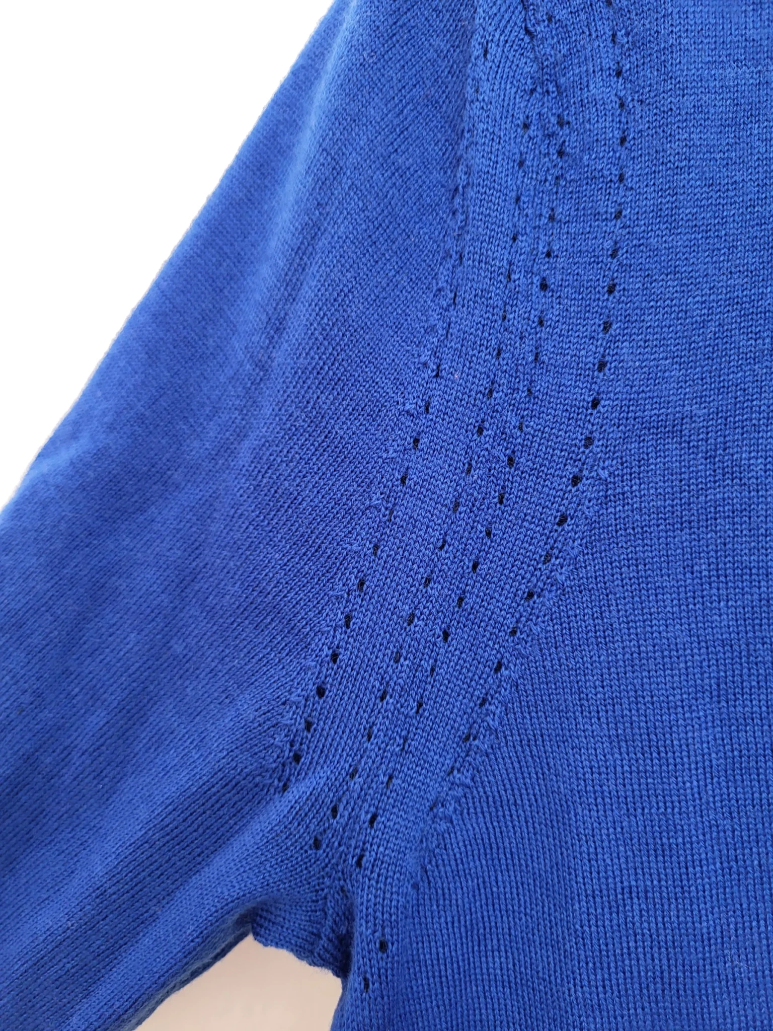 Image for Veste 100% laine mérino bleu royal | Taille XS