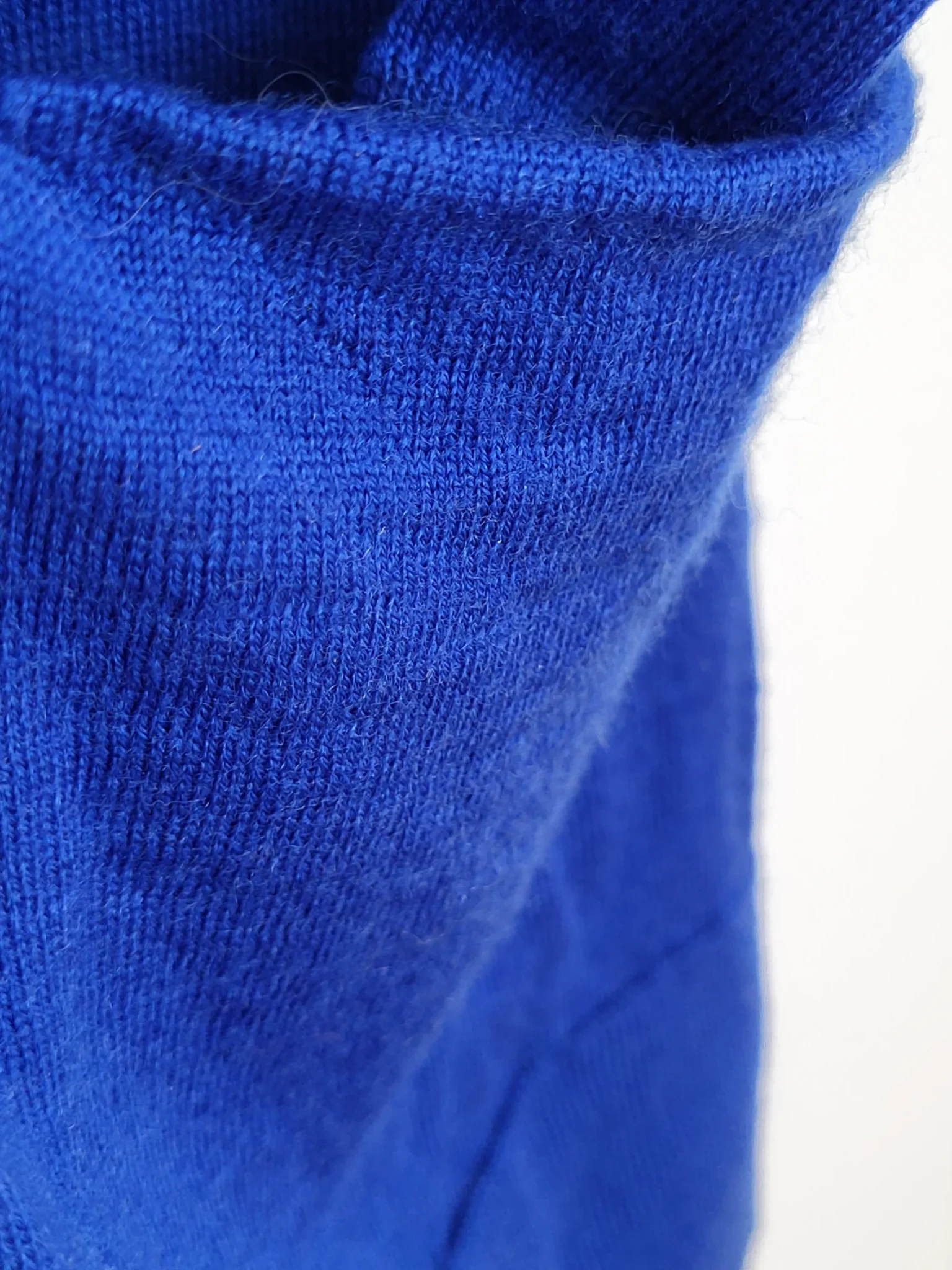 Image for Veste 100% laine mérino bleu royal | Taille XS