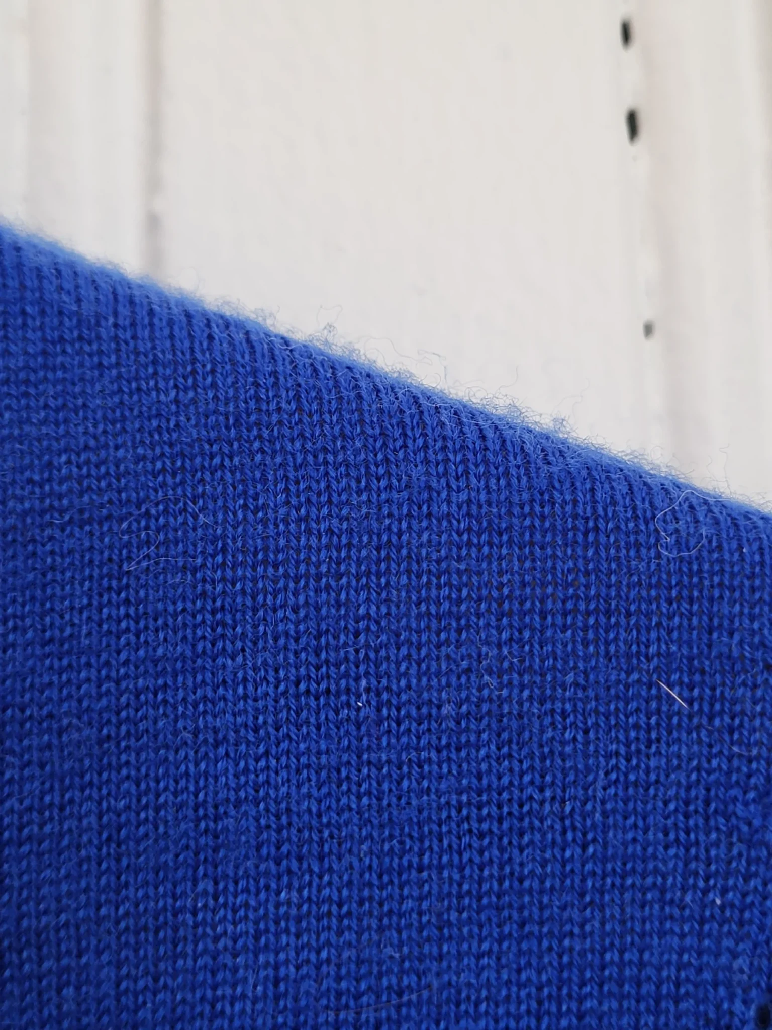 Image for Veste 100% laine mérino bleu royal | Taille XS