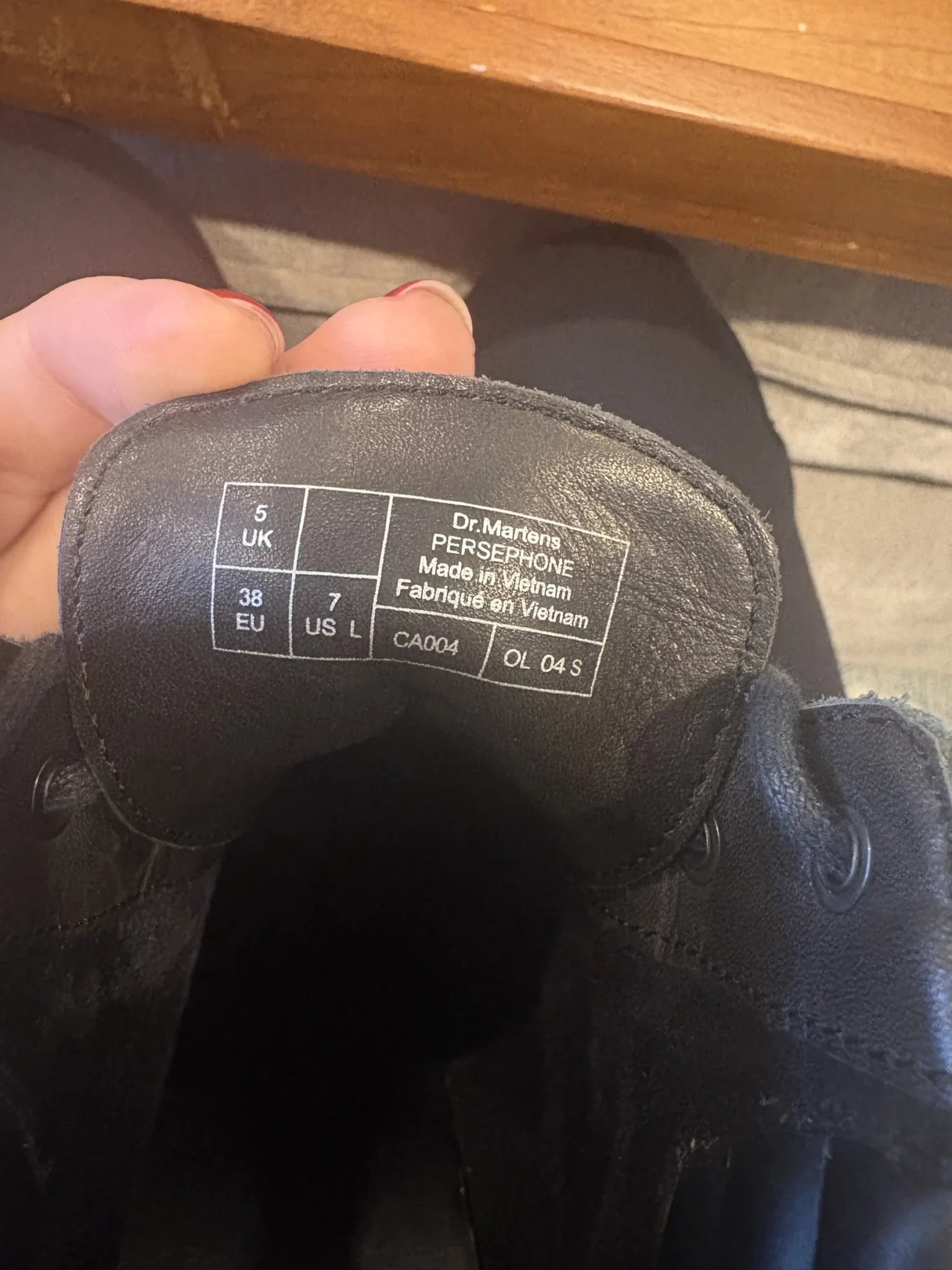 Image for Dr. Martens modèle Persephone à talons hauts - Noir