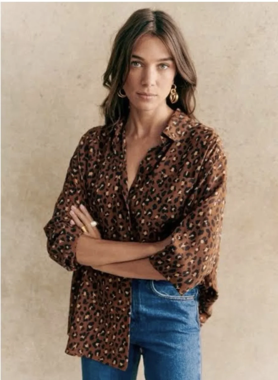 Featured image for Chemise Sézane en soie, taille 36