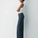 Thumbnail for Farrah Hi-Rise Wide Denim Forum