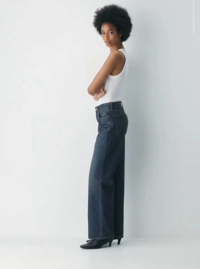 Image for Farrah Hi-Rise Wide Denim Forum