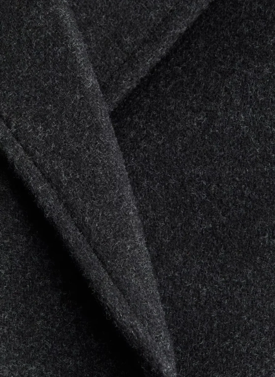 Image for Manteau long gris foncé neuf HM