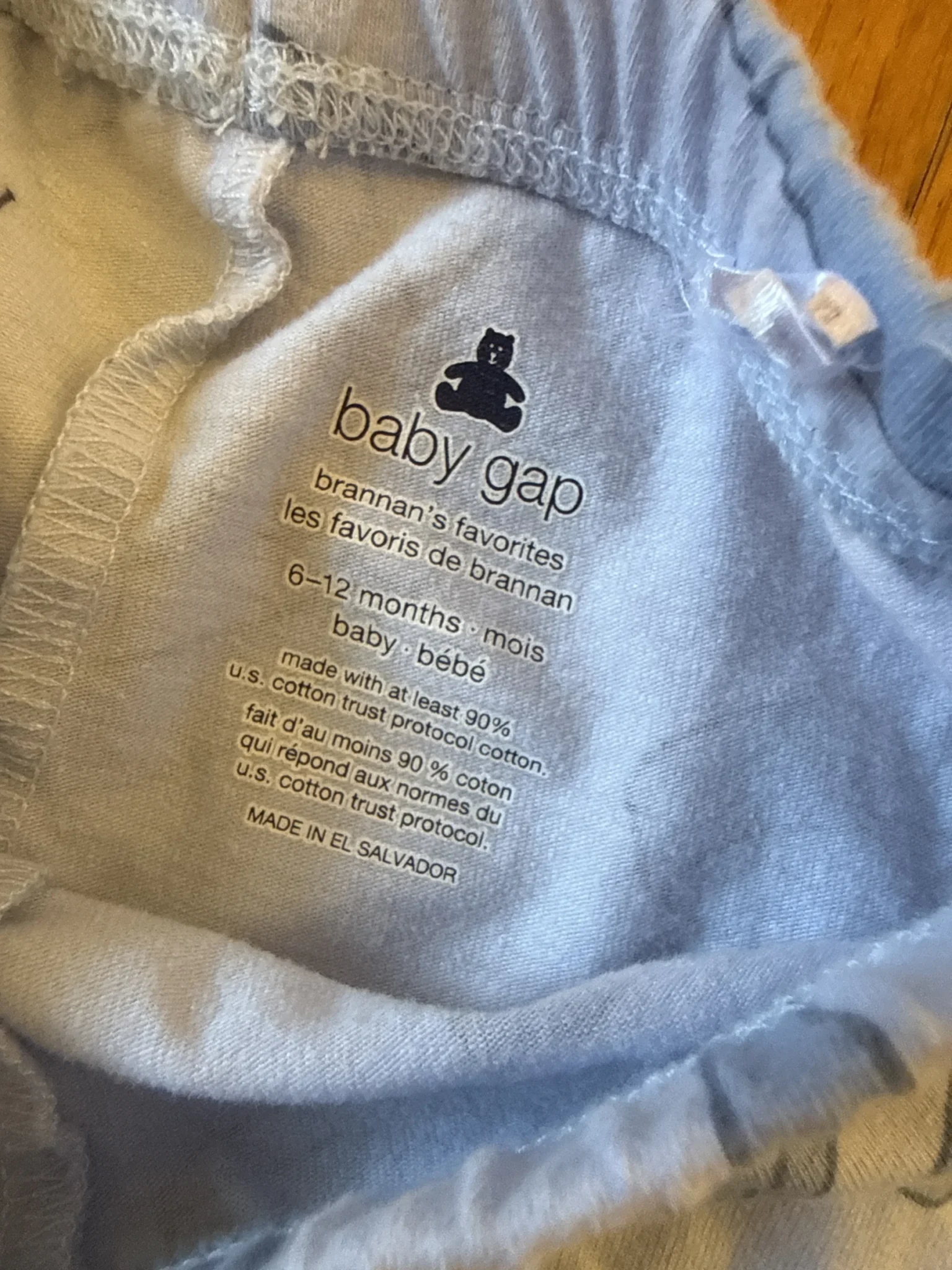Image for Ribbon leggings. 6–12 months, GAP