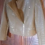 Featured thumbnail for Manteau de cuir taupe