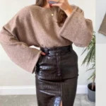 Featured thumbnail for Batwing-sleeve bodysuit jumper