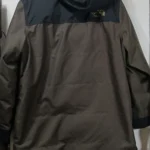 Thumbnail for The North Face hooded winter coat – Black and dark grey, camouflage lining, integrated balaclava.
