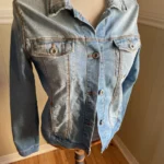 Featured thumbnail for Veste de jeans bleu pâle Zara kids