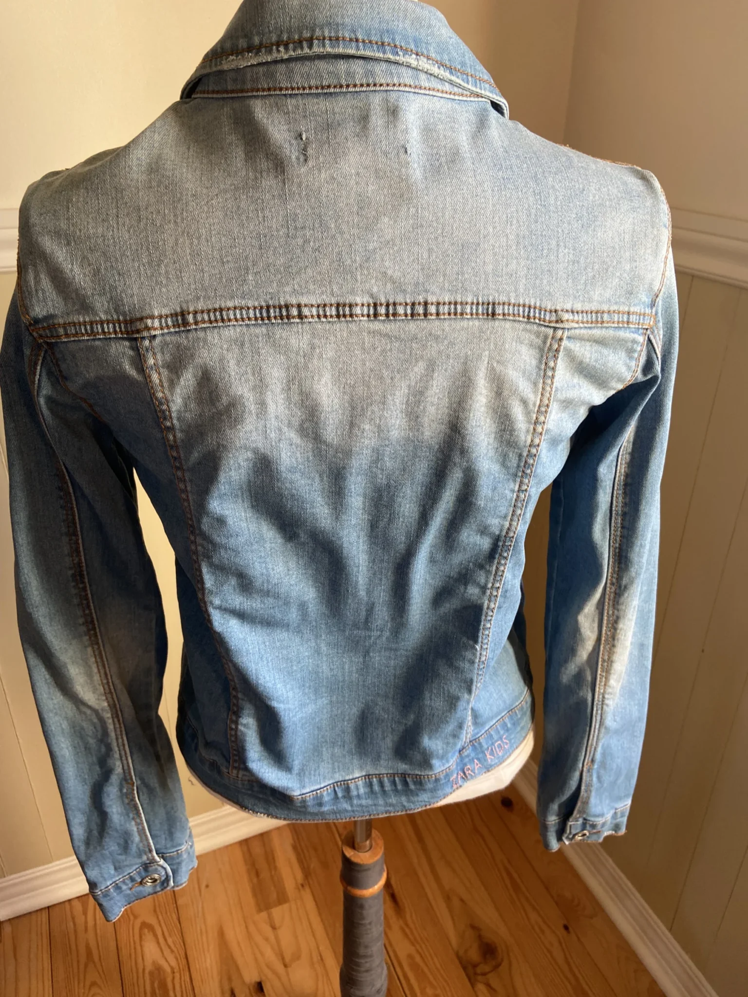 Image for Veste de jeans bleu pâle Zara kids