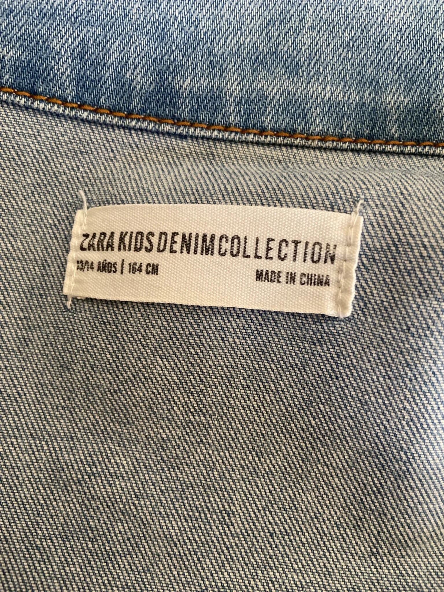 Image for Veste de jeans bleu pâle Zara kids