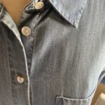 Thumbnail for Robe chemisier jeans