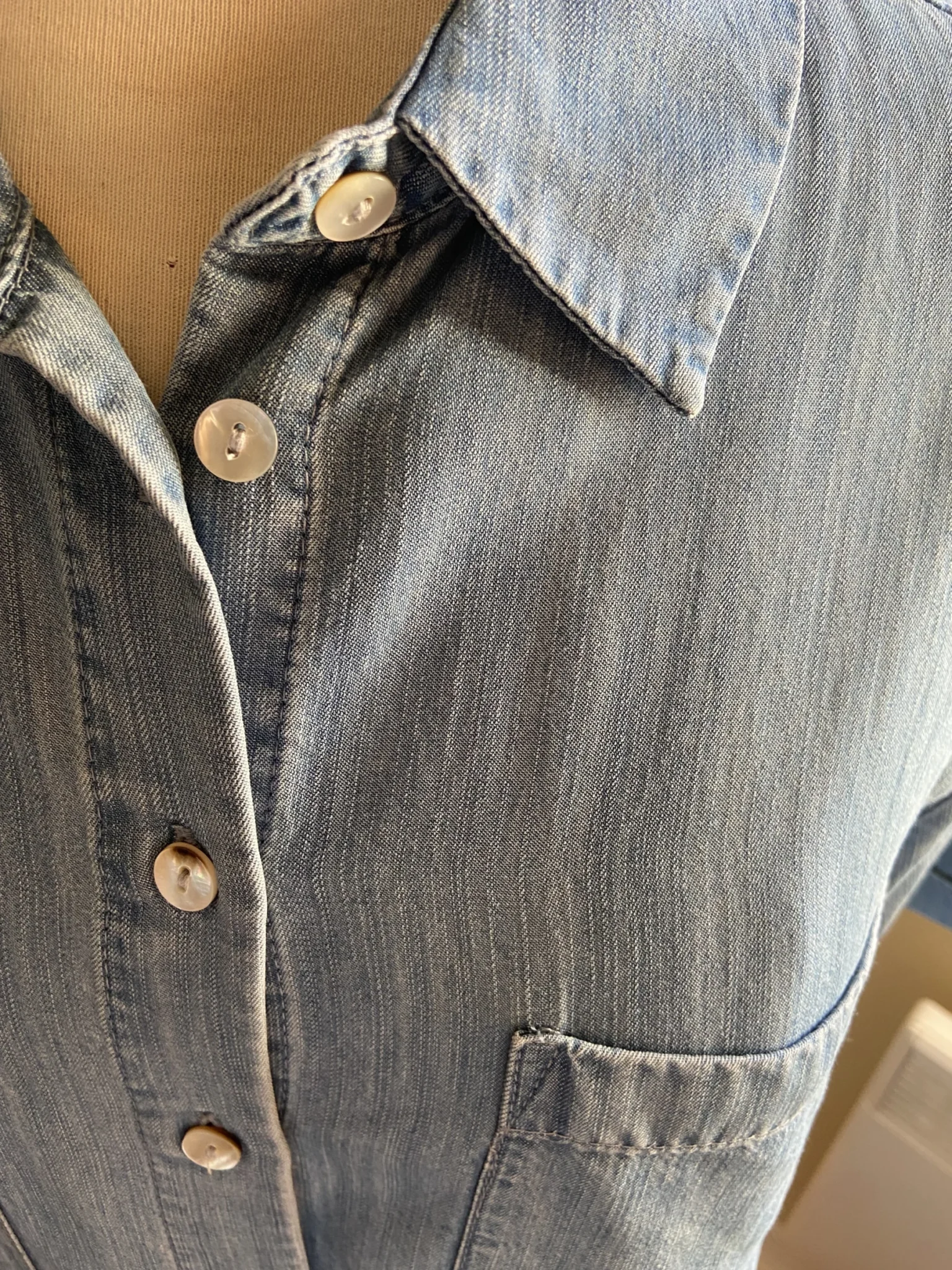 Image for Robe chemisier jeans