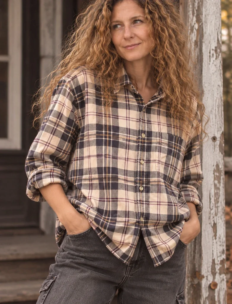 Featured image for Chemise à carreaux L.L. Bean 100 % coton, fabriquée au Canada