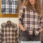 Thumbnail for Chemise à carreaux L.L. Bean 100 % coton, fabriquée au Canada