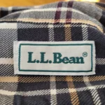 Thumbnail for Chemise à carreaux L.L. Bean 100 % coton, fabriquée au Canada