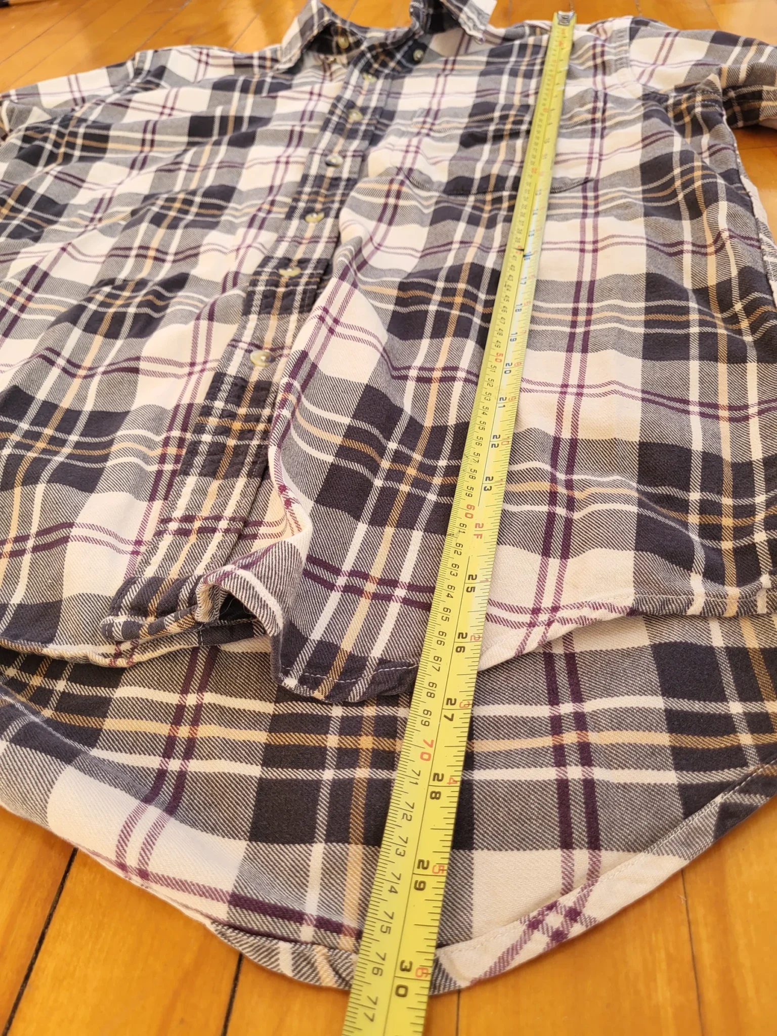Image for Chemise à carreaux L.L. Bean 100 % coton, fabriquée au Canada