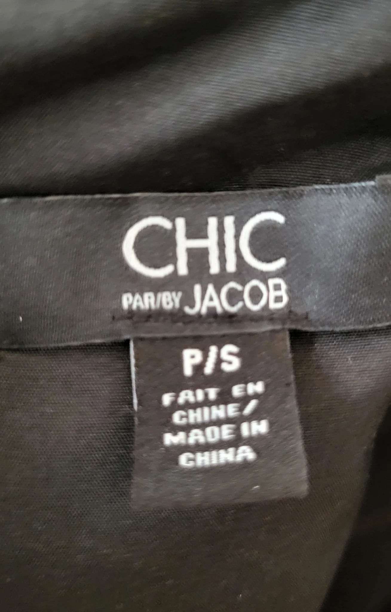 Image for Robe Jacob rayée noire et blanche taille S