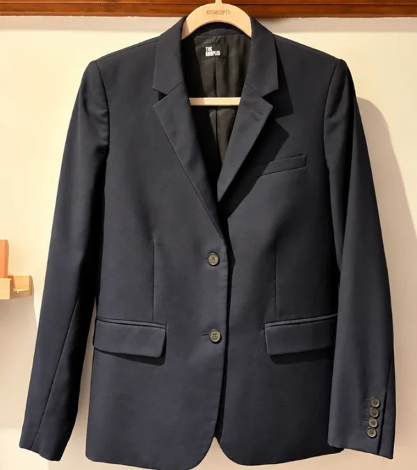 Featured image for The Kooples jacket – Size 40 – 100% wool – Dark navy blue – Fitted cut