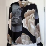 Featured thumbnail for Reiss patterned shirt, size L, long-sleeved