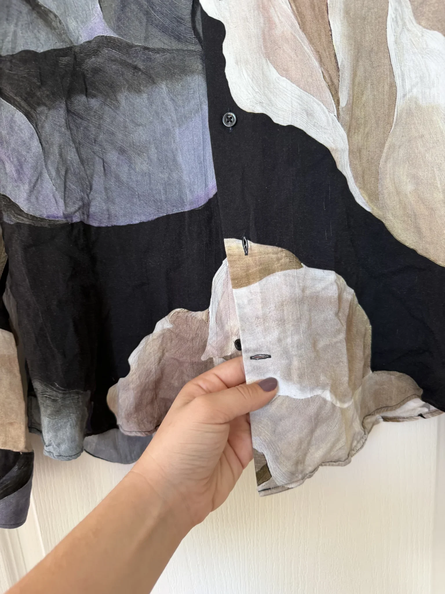 Image for Reiss patterned shirt, size L, long-sleeved