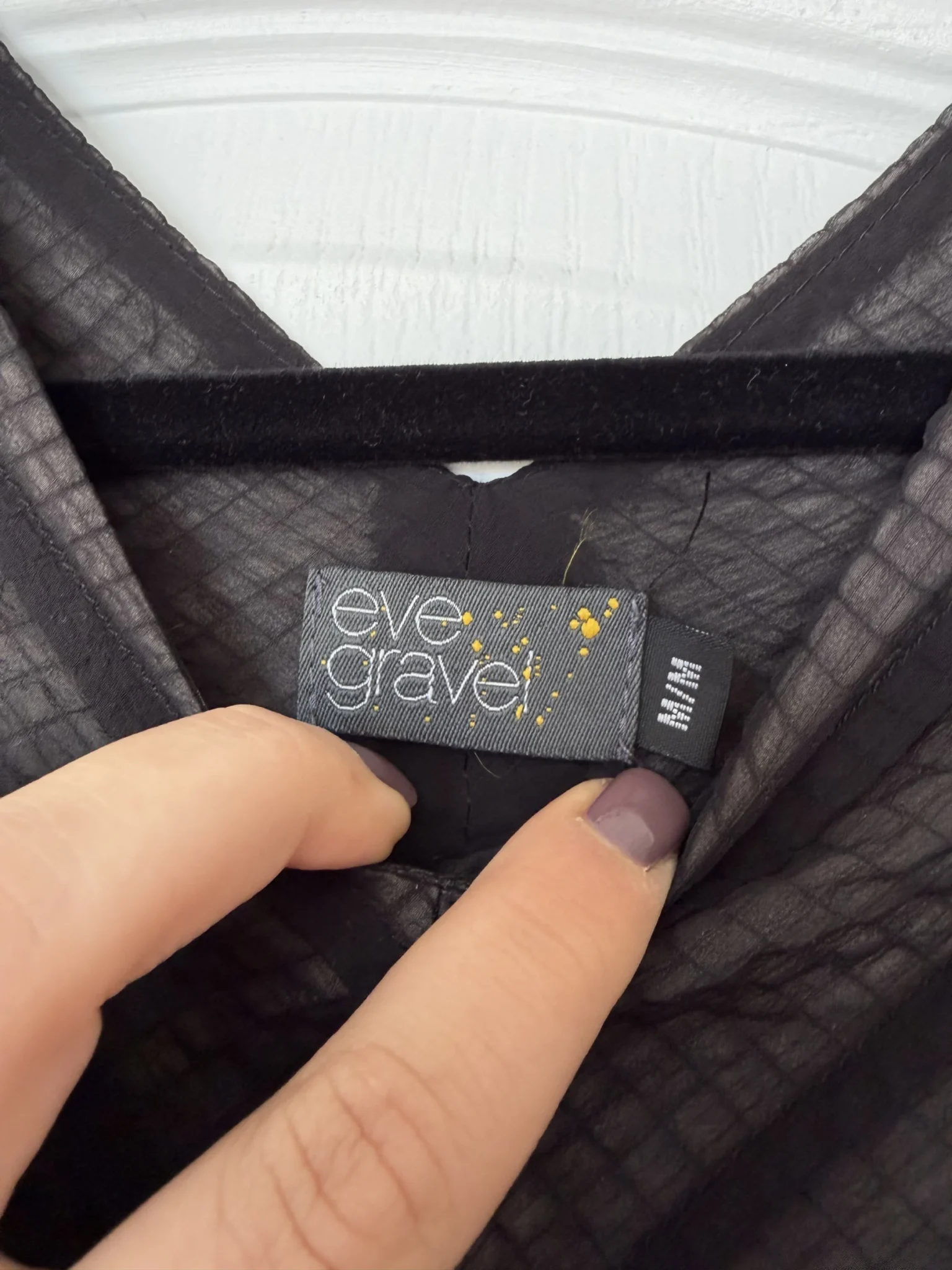 Image for Eve Gravel dress, size M, black