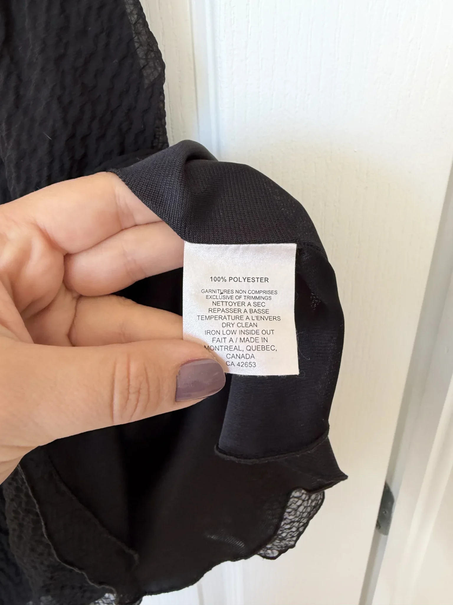 Image for Eve Gravel dress, size M, black