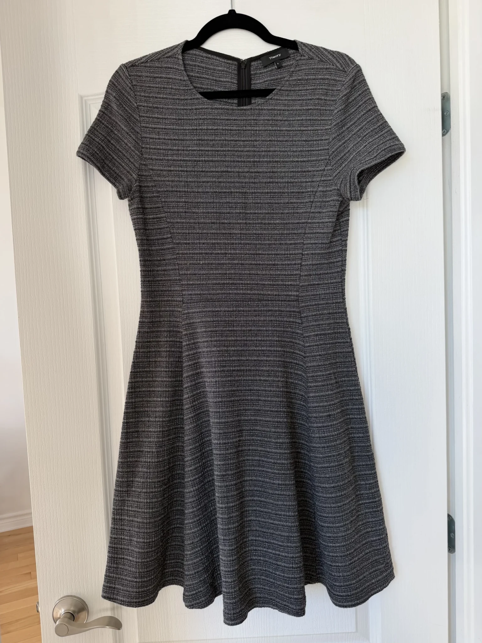 Featured image for Theory dress, US size 6, grey, A-line cut