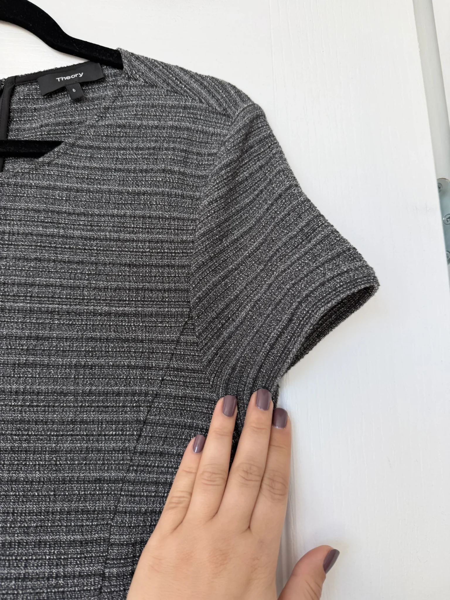Image for Theory dress, US size 6, grey, A-line cut