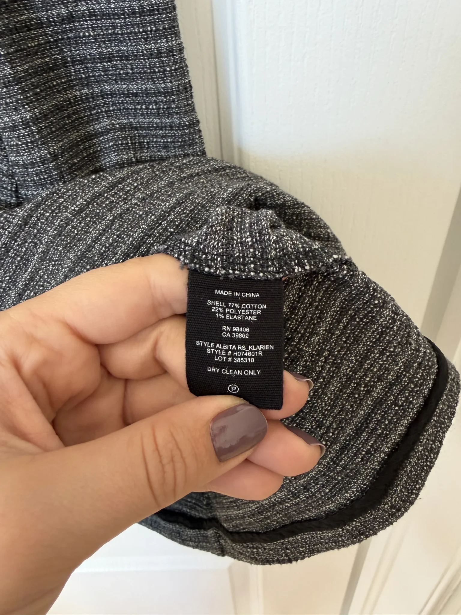 Image for Theory dress, US size 6, grey, A-line cut