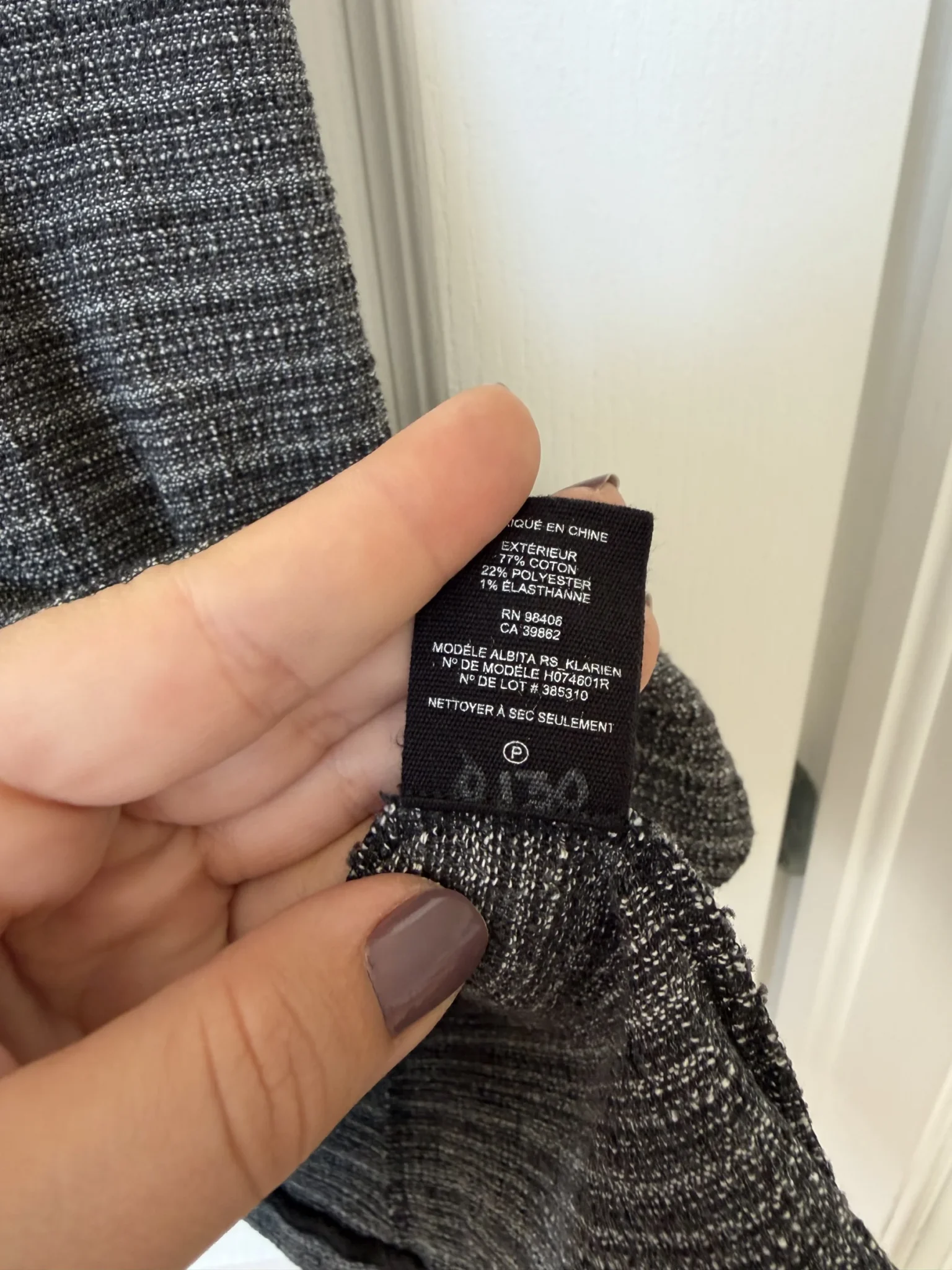 Image for Theory dress, US size 6, grey, A-line cut