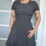 Thumbnail for Theory dress, US size 6, grey, A-line cut