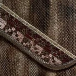 Thumbnail for Bourse de soirée en peau de serpent - Chic / VINTAGE