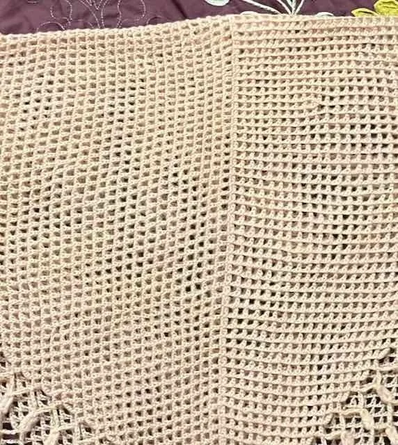 Image for Châle antique,  laine rose - Chic / VINTAGE